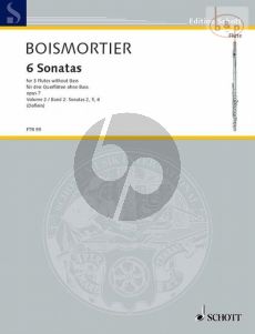 Boismortier 6 Sonaten Op.7 Vol.2 (No.2 - 5 - 6) (edited by Erich Doflein)