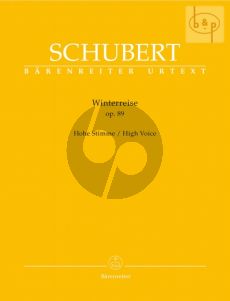 Schubert Winterreise Op.89 (D.911) High Voice (edited by Walther Durr)