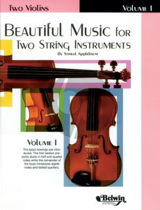 Beautiful Music for two String Instruments Vol. 1 2 Violins