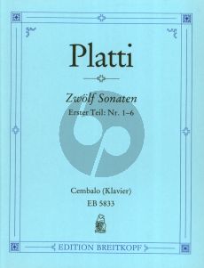 PLatti 12 Sonatas Vol.1 No.1 - 6 fur Cembalo (Herausgeber Lothar Hoffmann-Erbrecht)