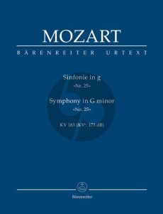 Mozart Symphony no. 25 in G minor KV 183 (K.6: 173 dB) Study Score