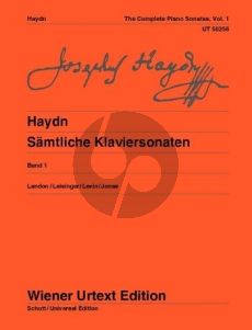 Haydn Samtliche Sonaten Vol.1 fur Klavier (mit neu entdeckter "Bozner-Sonate") (edited by Christa Landon and revised by Ulrich Leisinger) (Wiener-Urtext)