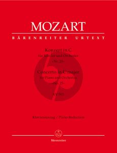 Mozart Concerto for Piano and Orchestra No.25 C major KV 503 Edition for 2 Pianos (Edited by Hermann Beck) (Barenreiter-Urtext)