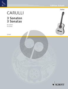 Carulli 3 Sonaten Gitarre (Hans Ritter)