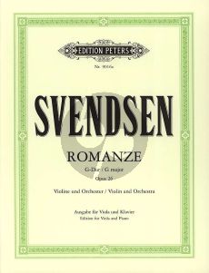 Svendsen Romance G-major Op.26 (orig.violin) (arr. for Viola by Semjon & Bella Kalinowsky)