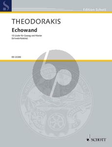 Theodorakis Echowand (13 Lieder) Voice-Piano (Schwab/Kutulas)
