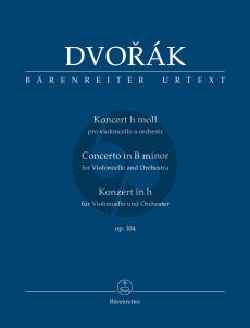 Dvorak Concerto B-minor Op.104 (Violonc.-Orch.) Study Score