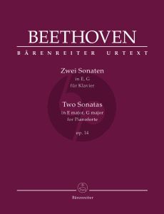 Beethoven 2 Sonatas for Pianoforte E major-G major Op. 14