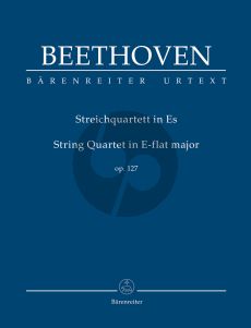 Beethoven Quartett E-flat major Op.127 2 Vi.-Va.-Vc. Study Score