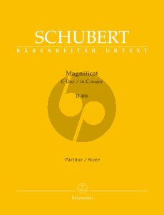 Schubert Magnificat in C-Dur D. 486 Soli-Chor-Orchester (Partitur) (Rudolf Faber)