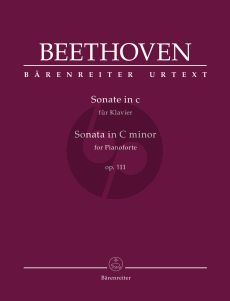 Beethoven Sonata c-minor Opus 111 Piano solo (edited by Jonathan Del Mar)