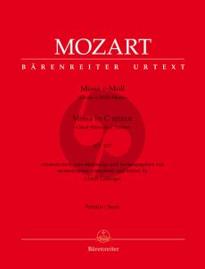 Mozart Missa c-minor KV 427 Soli-Choir-Orchestra (Full Score) (edited by Ulrich Leisinger)