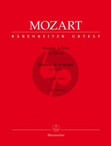Mozart Sonate A-dur KV 331 (300i) für Klavier (mit dem Rondo "Alla Turca") (Mario Aschauer)