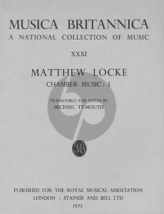 Locke Chamber Music I (edited by Michael Tilmouth)