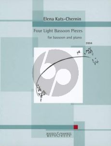Kats-Chernin 4 Light Bassoon Pieces Bassoon and Piano