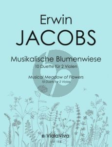 Jacobs Musikalische Blumenwiese - 10 Duette für 2 Violen (2 Spielpartituren)