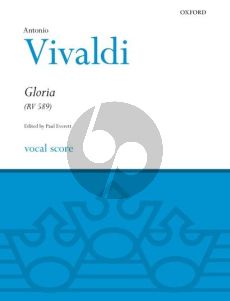 Vivaldi Gloria RV 589 Soli-SATB and Orchestra (Vocal Score) (Paul Everett)