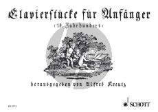 Clavierstucke fur Anfanger (18.Jahrh.) (edited by Alfred Kreutz)
