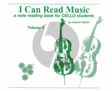 Martin I Can Read Music Vol.1 (A Note Reading Book for Cello Students)