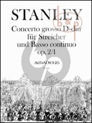 Concerto Grosso D-dur Op.2 No.1 (Streicher-Bc)