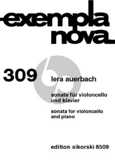 Auerbach Sonate Op.69 Violoncello-Klavier