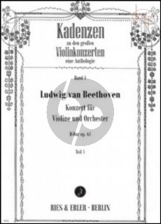 Cadenzas to Beethoven's Violin Concerto Op.61 D-major Vol.1