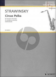 Circus Polka (Sax.Ens.) (Sopranino opt.- 2 Sopr. 4 Alto- 2 Tenor- 1 Bar.- 1 Bass Sax.)