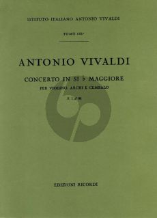 Vivaldi Concerto Si-bemolle Op.XII no.5 RV 379 F.I n.86