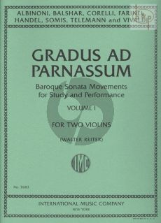 Gradus ad Parnassum Vol.1 (Baroque Sonata Movements for Study and Performance)