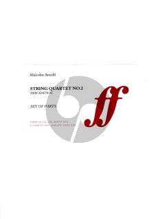 Arnold String Quartet No.2 Op.118 (2 Vi.-Va.-Vc.) (Parts)