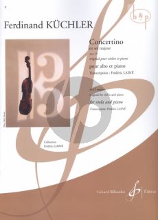 Concertino G-major Op.15 Viola and Piano