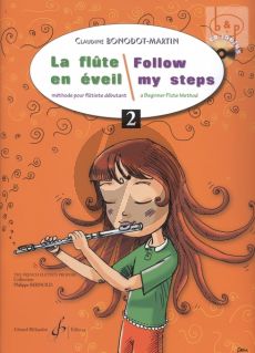 La Flute en Eveil - Follow my Steps Vol.2 Method for Beginners for Flute Book with Cd