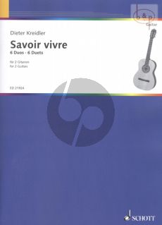 Kreidler Savoir vivre (6 Duets) 2 Guitars