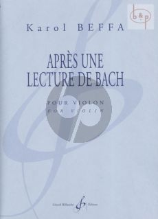 Apres une Lecture de Bach