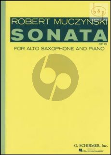 Sonata Op.29 for Alto Saxophone and Piano