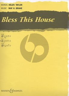 Brahe Bless this House Medium Voice(C)-Piano