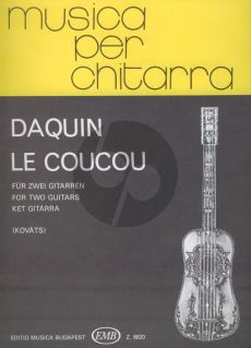 Daquin Le Coucou 2 Guitars (transcr. Barna Kováts)