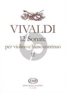 Vivaldi 12 Sonatas Vol. 2 No. 6 - 12 Violin and Bc (Olivér Nagy and Janos Pallagi)