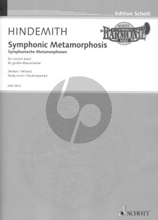 Hindemith Symphonic Metamorphosis on themes by Carl Maria von Weber Concert Band Score (transcr. by Keith Wilson)
