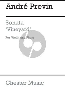 Previn Sonata "Vineyard" Violin and Piano