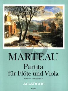 Marteau  Partita Op.42 No.2 for Flute and Viola Score and Parts (Edited by Bernhard Pauler)