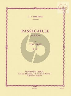 Handel Passacaille Harpe (Tiny Beon) (Grade 6)