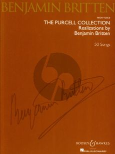 Purcell Collection (50 Songs) High Voice-Piano (Realizations by Benjamin Britten)