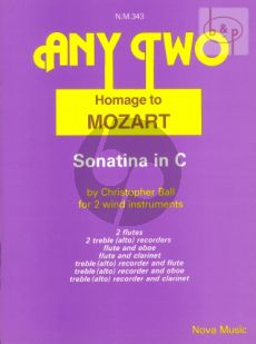 Any Two - Homage to Mozart - Sonatina in C for 2 Wind Instruments