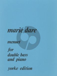 Dare Menuet Double Bass-Piano