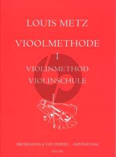 Metz Vioolmethode (Violin Method / Violine Schule) Vol.1