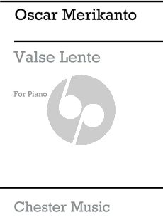 Merikanto Valse Lente Piano