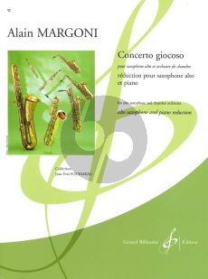 Margoni Concerto giocoso Alto Sax.-Orch. (piano red.)