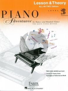 Faber Piano Adventures Lesson & Theory Book Level 2B (All in Two edition)