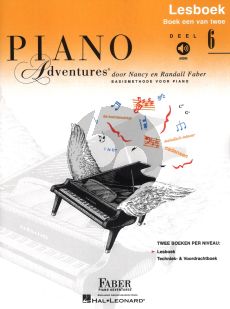 Faber Piano Adventures Lesboek 6 Boek met Audio Online Nederlandse editie